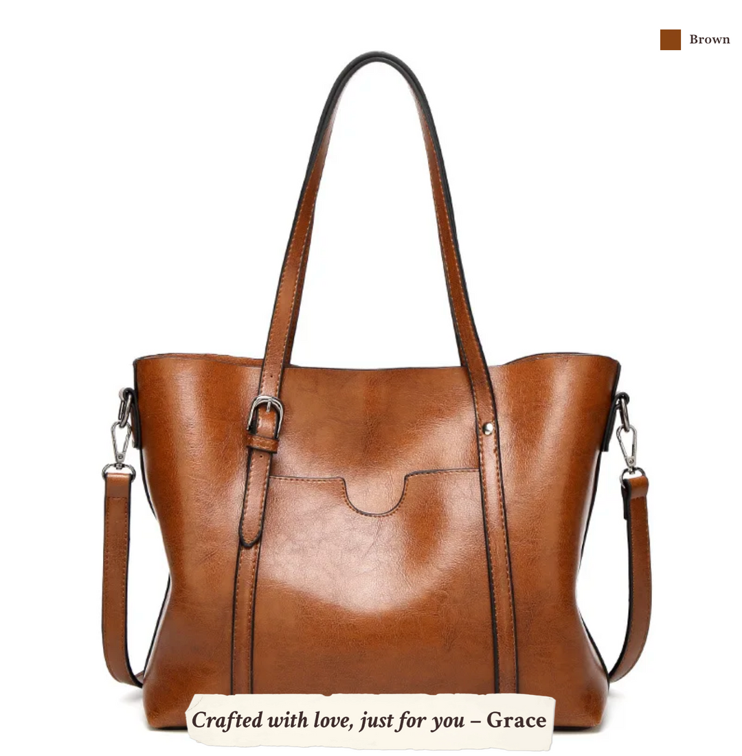 Kelley’s Refined Elegance | Luxury Leather Handbag