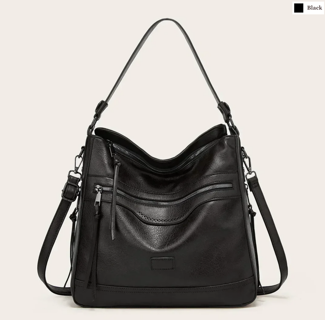 Muriel’s Vintage Charm | Leather Shoulder Bag