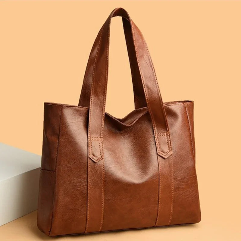 Grace’s Minimalist Luxe  Soft Leather Shoulder Bag