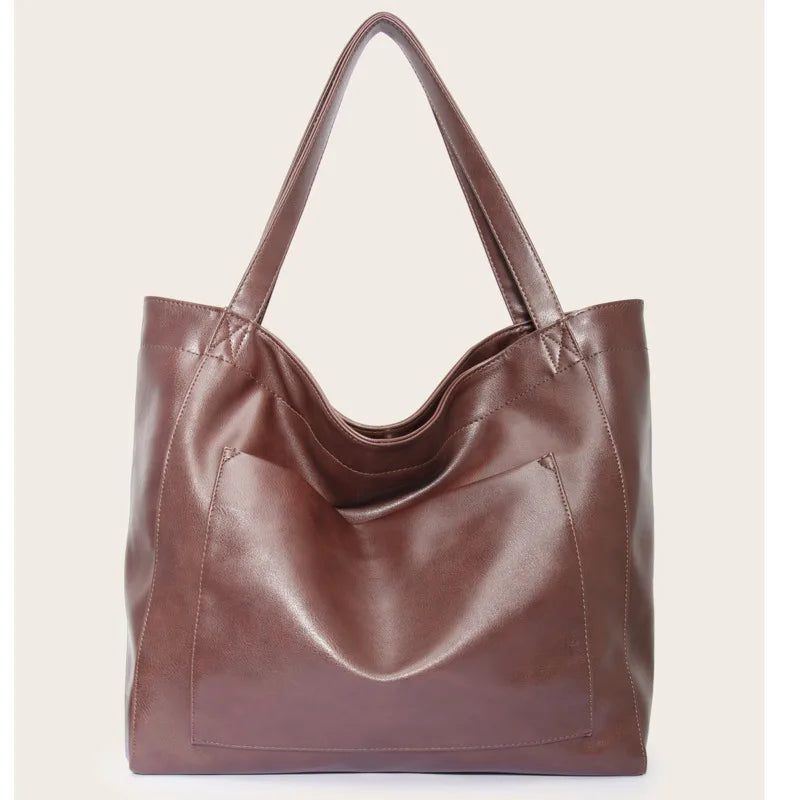 Grace’s Luxe Grandeur | Soft Leather Shoulder Bag