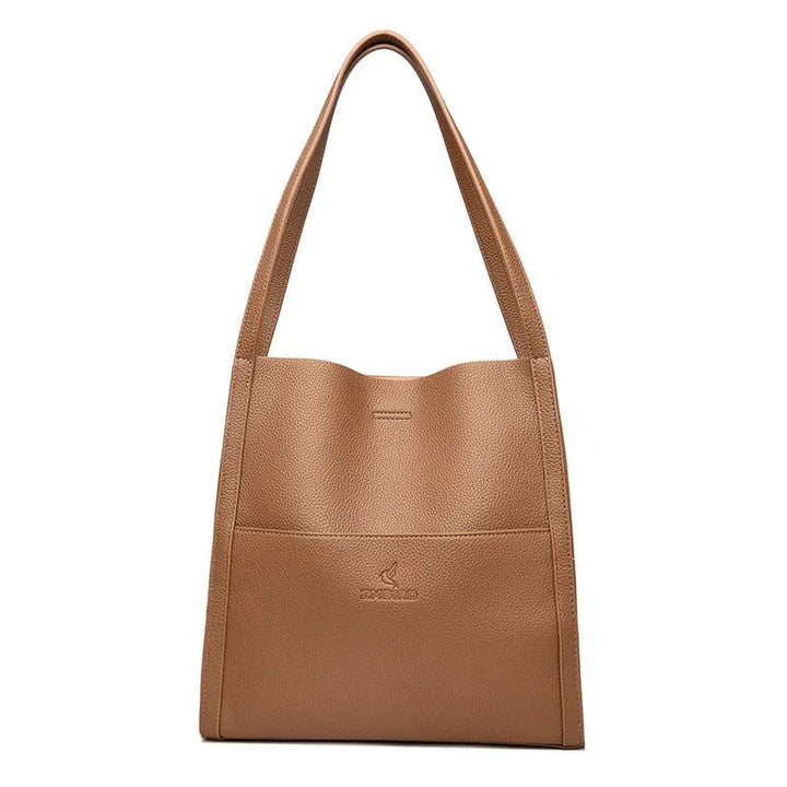 Grace’s Soft Serenity  Designer Leather Crossbody Tote