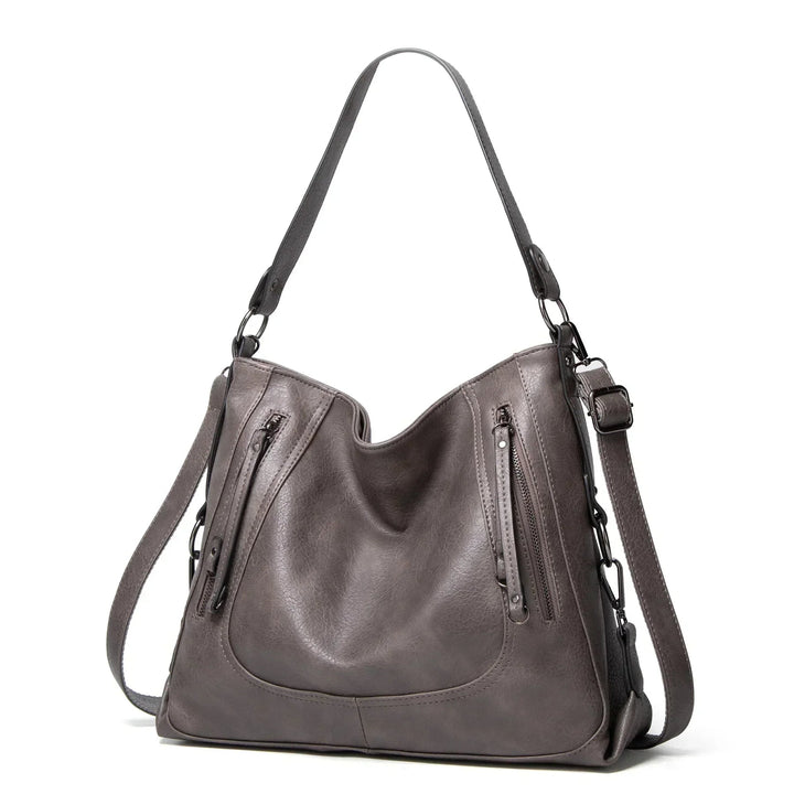 Priscilla’s Vintage Charm  Leather Bag