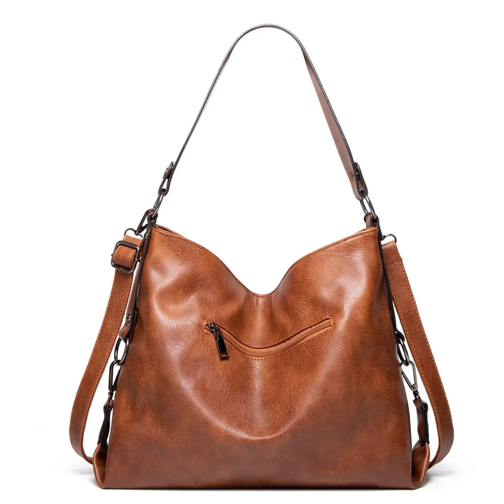 Priscilla’s Vintage Charm  Leather Bag