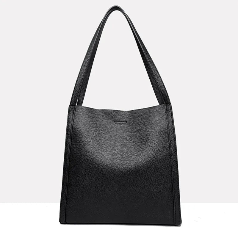 Grace’s Soft Serenity  Designer Leather Crossbody Tote