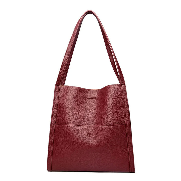 Grace’s Soft Serenity  Designer Leather Crossbody Tote