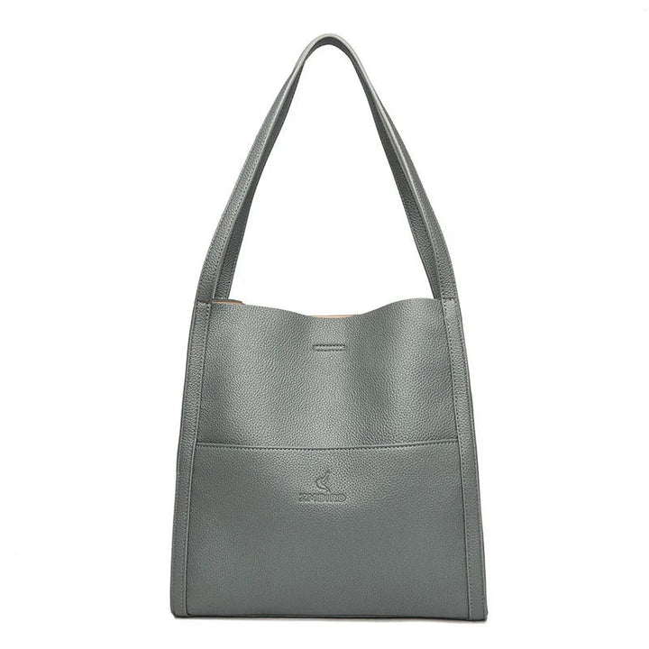 Grace’s Soft Serenity  Designer Leather Crossbody Tote