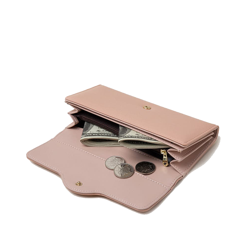 Coin Pocket - Elegant Trifold Leather Wallet